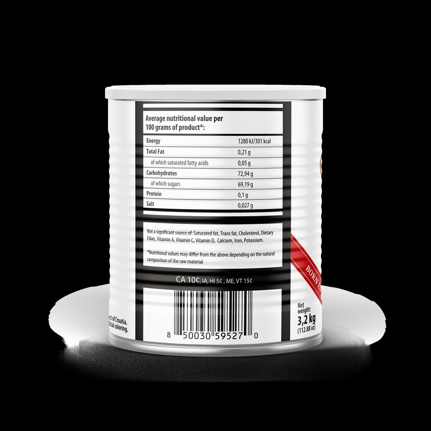Maraska Maraschino Cocktail Cherries 3.2KG (112.8 oz.) Can