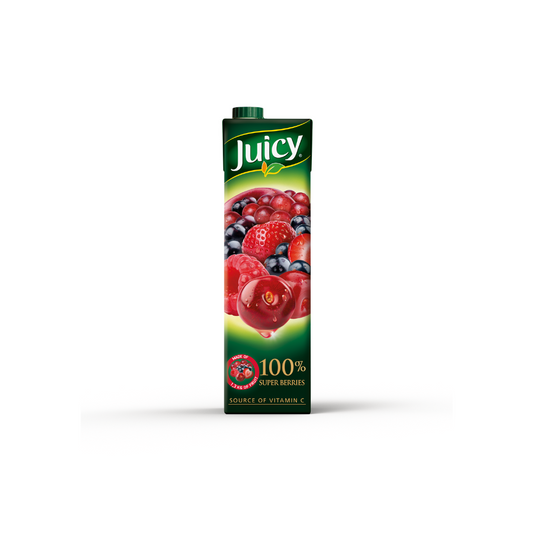 Juicy Super Berries 100% Juice 1000ml x 6