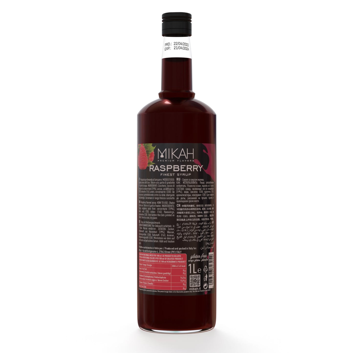 MIKAH Raspberry Syrup - 1000ml