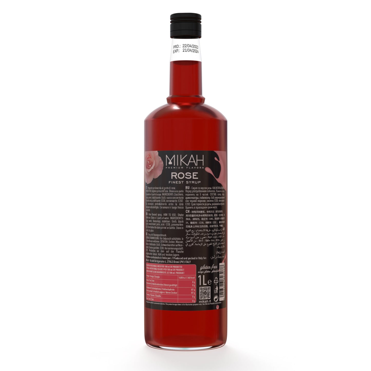 MIKAH Rose Syrup - 1000ml