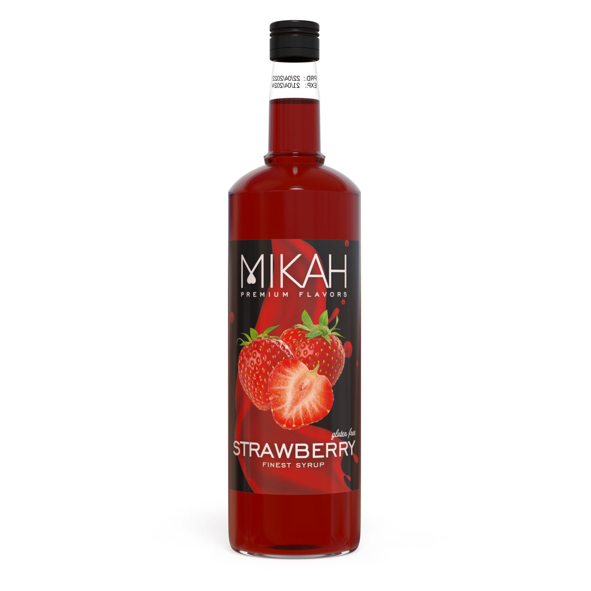 MIKAH Strawberry Syrup 1000ml BartenderShelf