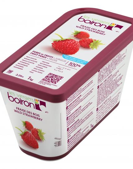 Frozen Fruit Puree 100% Wild Strawberry LV Boiron - 1kg