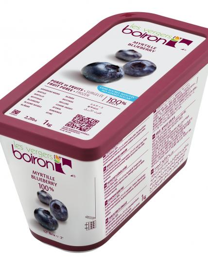 Frozen Fruit Puree 100% Blueberry LV Boiron - 1kg